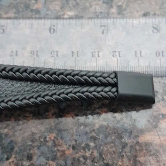 3 Strand Woven Leather Bracelet...NWOT - Picture 6 of 8